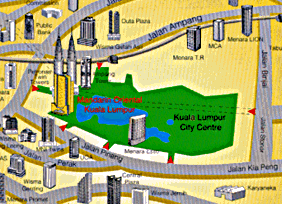 Map of KLCC