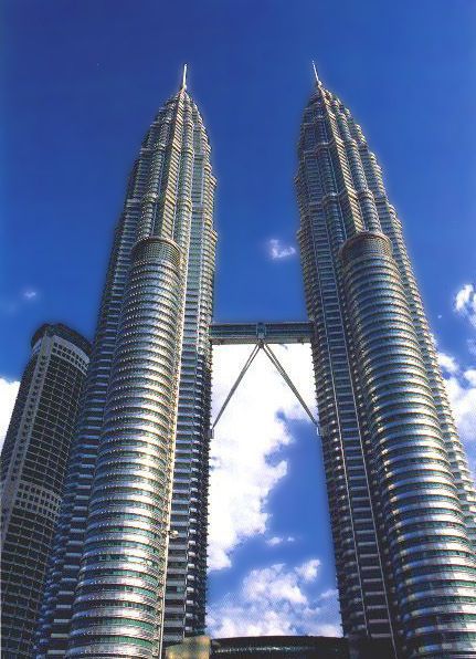 The 88-storey Petronas Twin Towers